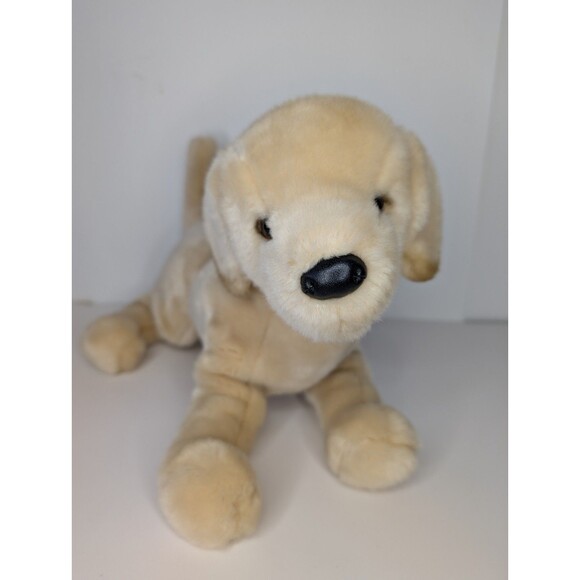 Bass Pro Shops Douglas Toys Plush Yellow Labrador Golden Retriever Puppy Dog 13" - Picture 1 of 10